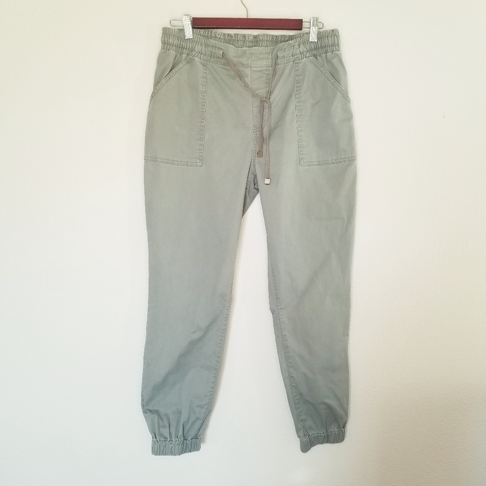 FRYE & CO Cotton Joggers Khaki Green L
